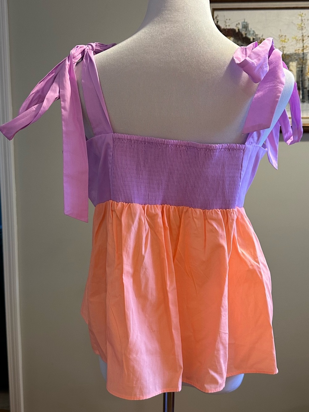 Lilly Pulitzer Anlee Cotton Top Purple Iris PB Bellini NWT 16 - Picture 2 of 3